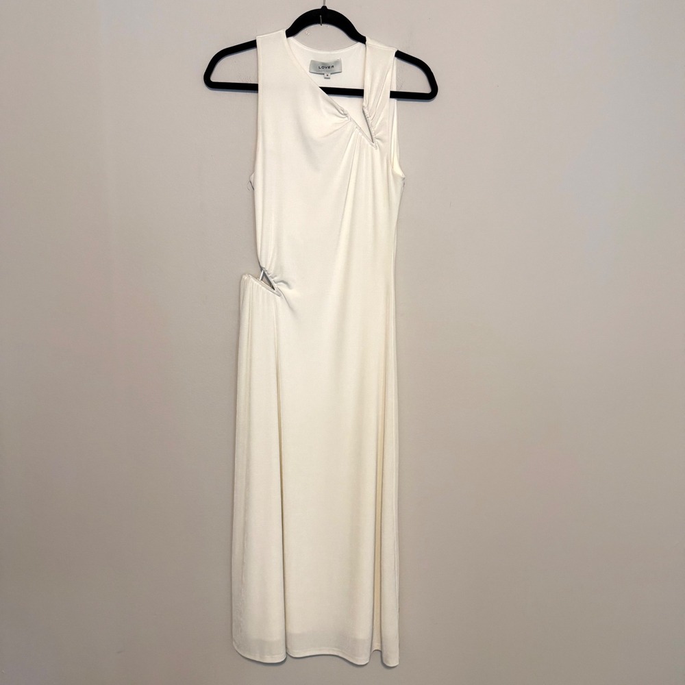 Lover the Label white maxi dress 10‎ cut out wedding  honeymoon bachelorette